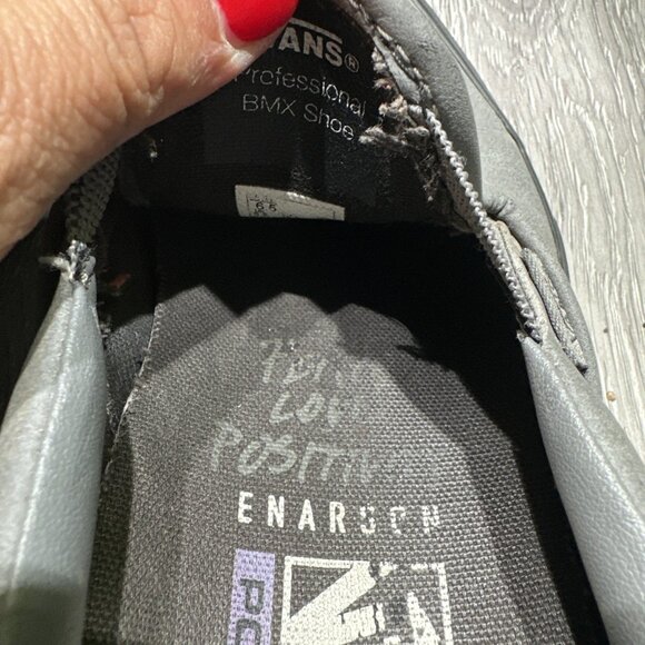 Vans Men’s Professional BMX Shoes Slip On X Dennis Enarson Pewter Grey Size 6.5 main image 6